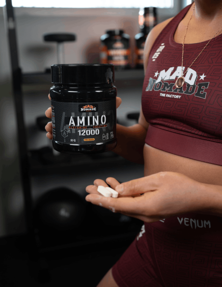 AMINO 12000 saveur Piña Colada | Protéine BCAA, Glutamine... | 300 com