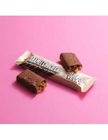 Barre protéinée BARBELLS Vegan Caramel Choco Chip