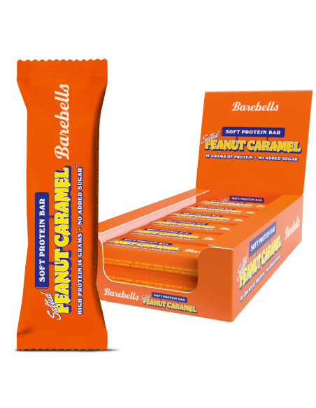Barre protéinée BARBELLS Peanut Caramel