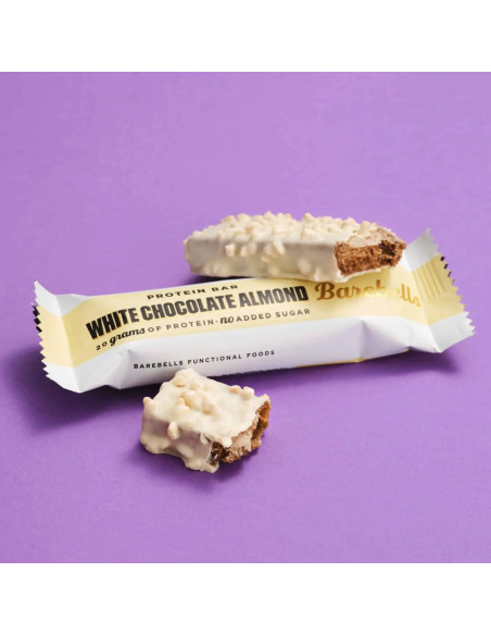 Barre protéinée BARBELLS White Chocolate Almond