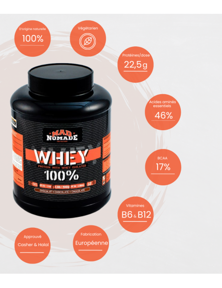 Whey Isolate saveur chocolat - 2KG