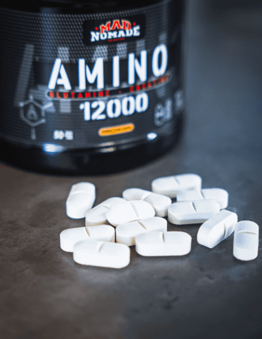 AMINO 12000 saveur Piña Colada | Protéine BCAA, Glutamine... | 300 com