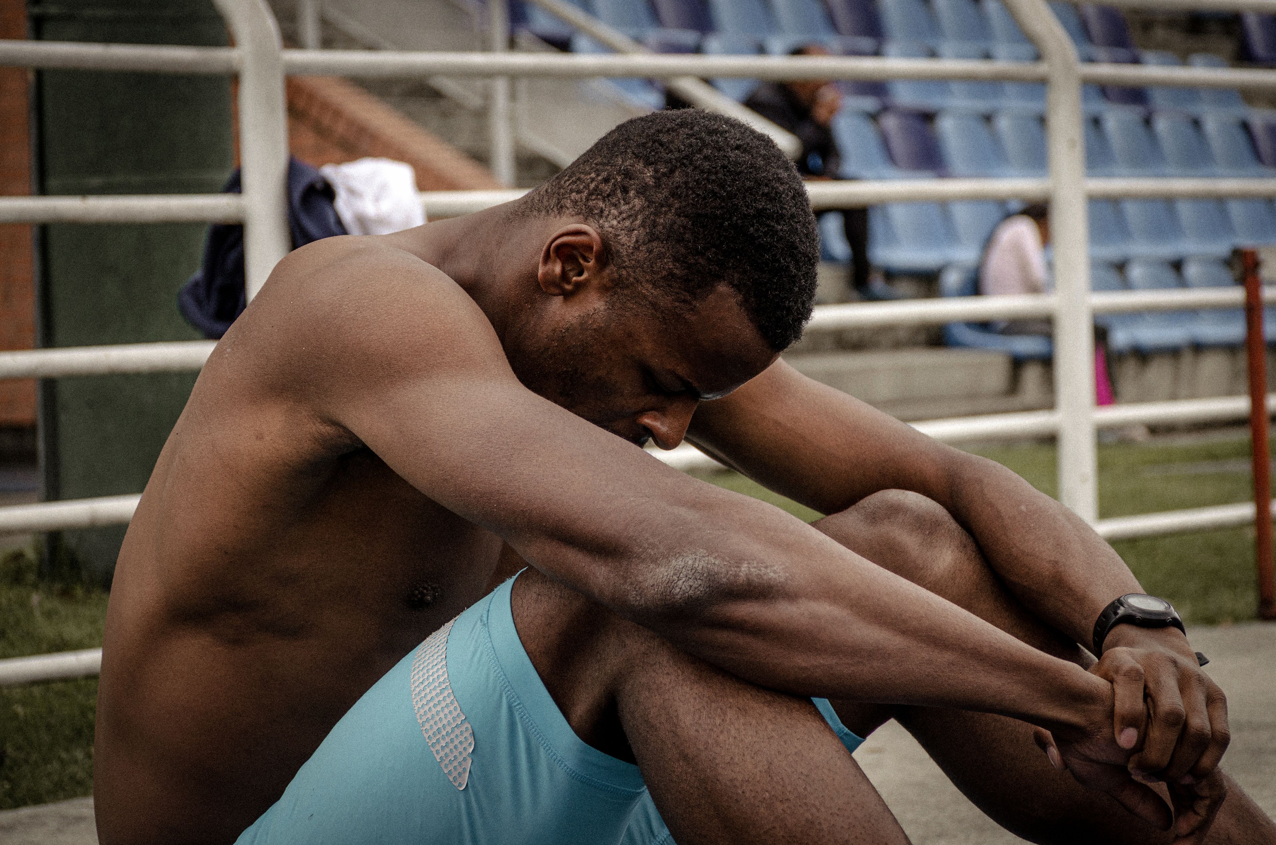 sportif fatigu&eacute;